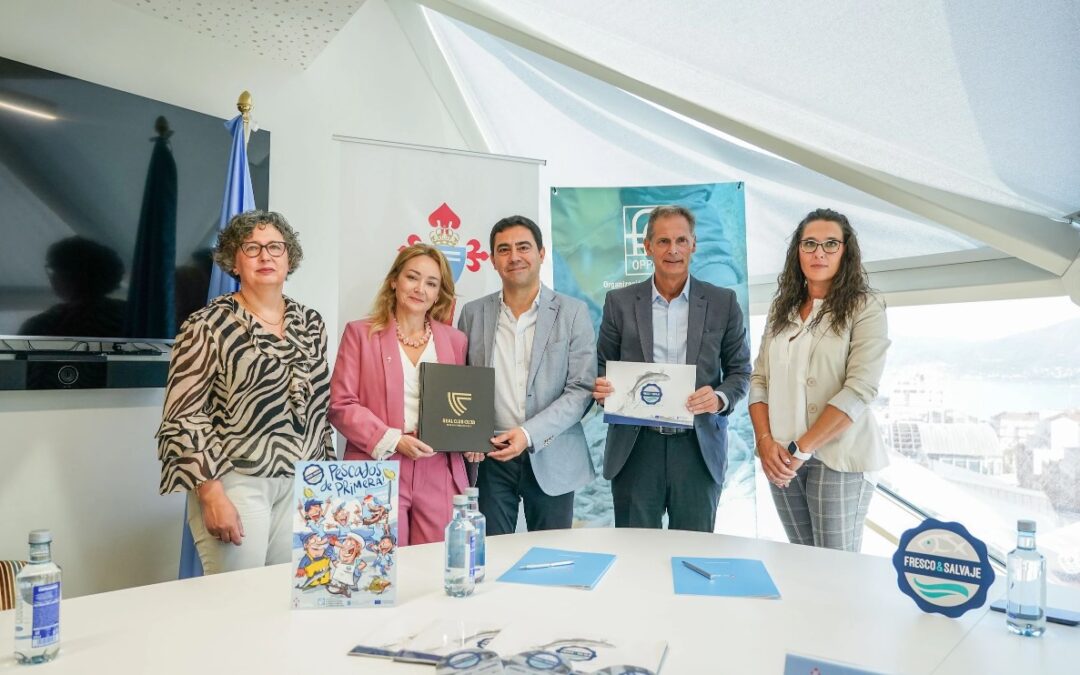 La OPPF-4 firma un convenio de colaboración con la Fundación Celta de Vigo para promocionar el sello ‘Fresco & Salvaje’