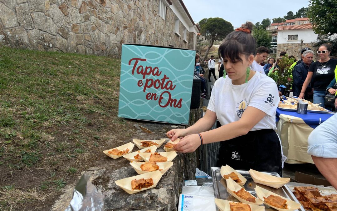 La OPPF-4 viaja a la Illa de Ons para promocionar la pota