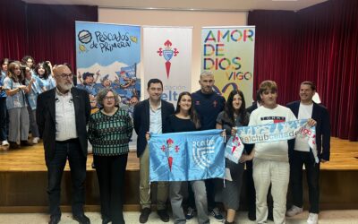 La OPPF-4 con su sello, Fresco & Salvaje, y la Fundación Celta fomentan hábitos saludables en su visita al Colegio Plurilingüe Amor de Dios